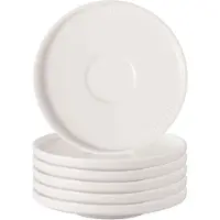 Villeroy & Boch Untertasse "Kaffeeuntertassen Afina ø 14,2 cm 6er Set weiß"