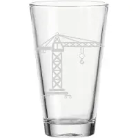Luxentu Kinderbecher "Kinderbecher Kran 300 ml transparent"