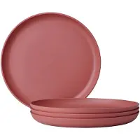 Mepal campinggeschirr - Set Frühstücksteller Silueta 230 mm 4 Stück - Vivid mauve - Campingteller set