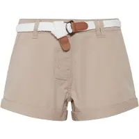 Oxmo OXChanett Damen Chino Shorts Bermuda Kurze Hose mit Gürtel und Stretch