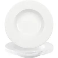 Villeroy & Boch Suppenteller "Suppenteller Anmut ø 24,8 cm 6er Set weiß"