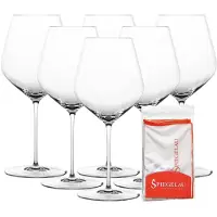 Spiegelau Rotweinglas "Burgundergläser + Poliertuch Hi-Lite 734 ml 6er Set transparent"