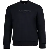 Armani Exchange für Herren. XM001284AF20934UB101 Sweatshirt mit Rundhalsausschnitt navy (S), Schwarz, Lässig, Baumwolle, Langarm