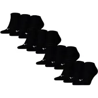 Puma Sneakersocken "Socken Sneaker Plain 12P 12er Pack", Damen, Gr. 39-42, schwarz, Obermaterial: 66% Baumwolle CO. 18% Polyamid PA. 14% Polyester PES. 2% Elasthan EL., Socken Sneakersocken