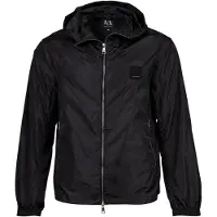 Armani Exchange für Herren. XM000342AF12285UC001 Blousonjacke schwarz (L), Lässig, Polyamid