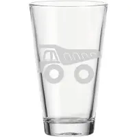 Luxentu Kinderbecher "Kinderbecher Kipper 300 ml transparent"