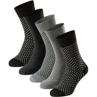 Schiesser Herren Socken, 5er Pack - "Bluebird", Baumwoll-Mix, uni/gemustert