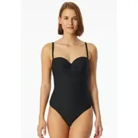 Schiesser Badeanzug "Aqua" mit feiner Streifenstruktur