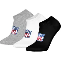 NFL Unisex Sneaker-Socken, 3er Pack - Shield 3Pack Sneaker Socks, Logo, Baumwollmischung