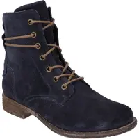 Josef seibel Sienna 70 Schnürstiefelette Blau : 36