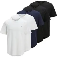 Jack & jones 5er-pack Einfarbig T-shirt