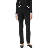 Comma Slim Fit Jersey Hose, Cigarette-Pants, Mid-Rise, Knöchellänge, Formbund, Eingrifftaschen
