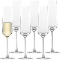 Zwiesel Glas Sektglas "Sektgläser Pure 209 ml 6er Set transparent"