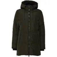 Oxmo OXJunchen Damen Winterjacke Damenjacke Jacke mit Kapuze Eingrifftaschen Reißverschluss Regular fit