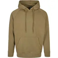 Urban Classics lässiger Herren Hoodie Kordelzug Rippstrick 380 g/m² mit Baumwolle Oliv-Grün