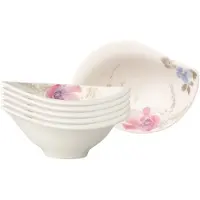 Villeroy & Boch Dipschale "Dipschälchen Mariefleur Gris Serve & Salad 12 x 8 cm 6er Set bunt" 6 tlg.