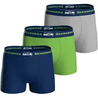 NFL Herren Boxershorts, 3er Pack - Teams, Boxers, Football, Logo, Baumwollmischung