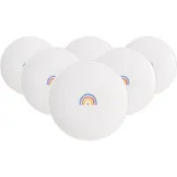 Villeroy & Boch Frühstücksteller "Frühstücksteller Be Happy With Love ø 21,2 cm 6er Set bunt"