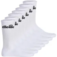 Ellesse Unisex Sport-Socken, 7 Paar - Trego Sport Sock, Crew Socks, Tennis, Ripp-Bündchen, Logo