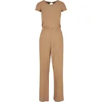 Urban Classics Jumpsuit "Damen Ladies Rib Wid Leg Jumpsuit" 1 Stk.