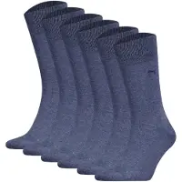 Puma Herren Socken, 6er Pack - Classic, Kurzsocken, Logo, einfarbig