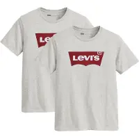 Levi's Herren T-Shirt 2er Pack - "Graphic Set-In Neck", Rundhals, Baumwolle