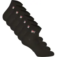 FILA Quarter Socken Unisex, 6 Paar - Kurzsocken, Sport, Logo-Bund, uni, 35-46
