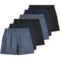 Jack & jones JACK&JONES Herren Web-Boxershorts, 6er Pack - JACMILANO WOVEN BOXERS 6 PACK , Baumwolle