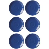 Ritzenhoff & Breker Untertasse für Espresso 6er Set Doppio indigo-blau