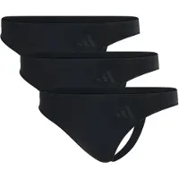 Adidas Damen Strings, 3er Pack - Sport Active Seamless, Thongs, Unterwäsche, Logo, einfarbig