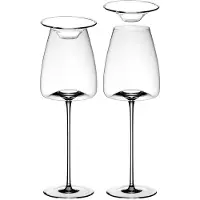 Zieher Rotweinglas "Weingläser + Deckel Vision Straight 540 ml 2er Set transparent"