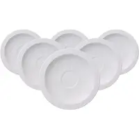 Villeroy & Boch Untertasse "Untertassen White Pearl ø 16 cm 6er Set weiß"