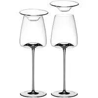 Zieher Weißweinglas "Weingläser + Deckel Vision Fresh 340 ml 2er Set transparent"
