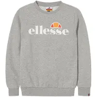 Ellesse Sweatshirt "Sweatshirt Suprios Sweatshirt Jnr", Jungen, Gr. 128-134, grau, Obermaterial: 80% Baumwolle CO. 20% Polyester PES., Sweatshirts Sweatshirt