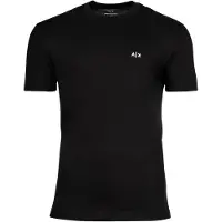 Armani Exchange für Herren. XM001568AF10358UC001 Basic-T-Shirt schwarz (L), Lässig, Baumwolle, Kurzarm