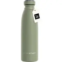 LARS NYSØM Trinkflasche Ren Sage Green, 0,5 Liter, Edelstahl, grün