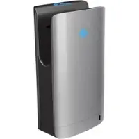 JSD Händetrockner -Compact, 60144, Jet-Luftstrom, silber, Infrarotsensor vollautomatisch, 1750W, HEPA-Filter, Kunststoff