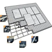 Esdec ClickFit EVO Set - 12 Module Unterkonstruktion für Ziegeldächer