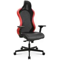 Topstar Gaming-Stuhl Sitness RS Sport Plus, schwarz / rot, Kunstleder / Netz, belastbar bis 110 kg