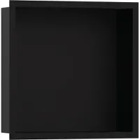 Hansgrohe Wandnische XTRASTORIS Individual ma-sw 300x300x100mm Designrahmen ma-sw 300 x 300 x 100 mm Designrahmen mattschwarz