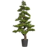 Creativ Green Kunstpflanze Bonsai Teeblatt, im Topf, Höhe 160 cm