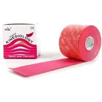 NASARA Kinesio-Tape Original, pink, 5m x 5cm, wasserfest, elastisch