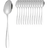 Esmeyer Kaffeelöffel Saskia 231-092, 14,5 cm, Edelstahl 18/10, silber poliert, 12 Stück
