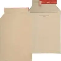 Colompac Versandtaschen CP 10.04, braun, A4+, ohne Fenster, haftklebend, aus Karton, 20 Stück