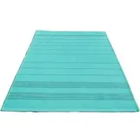 Betz Strandtuch Badetuch Lines, 90 x 180 cm, aus 100% Baumwolle, türkis