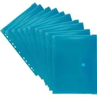 EXXO Dokumententasche by HFP, 35326, A4, blau, für 50 Blatt, abheftbar, 10 Stück
