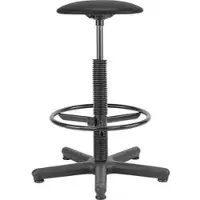 Nowy Styl Goliat Drehhocker mit Gleitern schwarz