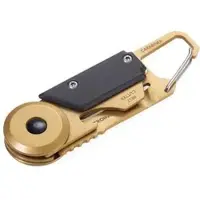 Troika Multitool Egon, KTL26/GO, 5 Funktionen, gold / schwarz, Schlüsselanhänger mit Karabiner