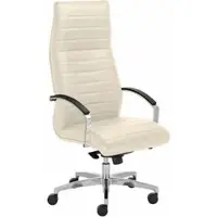 Nowy Styl Nowy-Styl Chefsessel Lynx, beige, Echt Leder, belastbar bis 110 kg