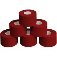 Alpidex Tapeverband Sport-Tape, wasserabweisend, rot, selbstklebend, 10 m x 3,8 cm, 6 Stück